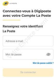 accéder à digiposte.